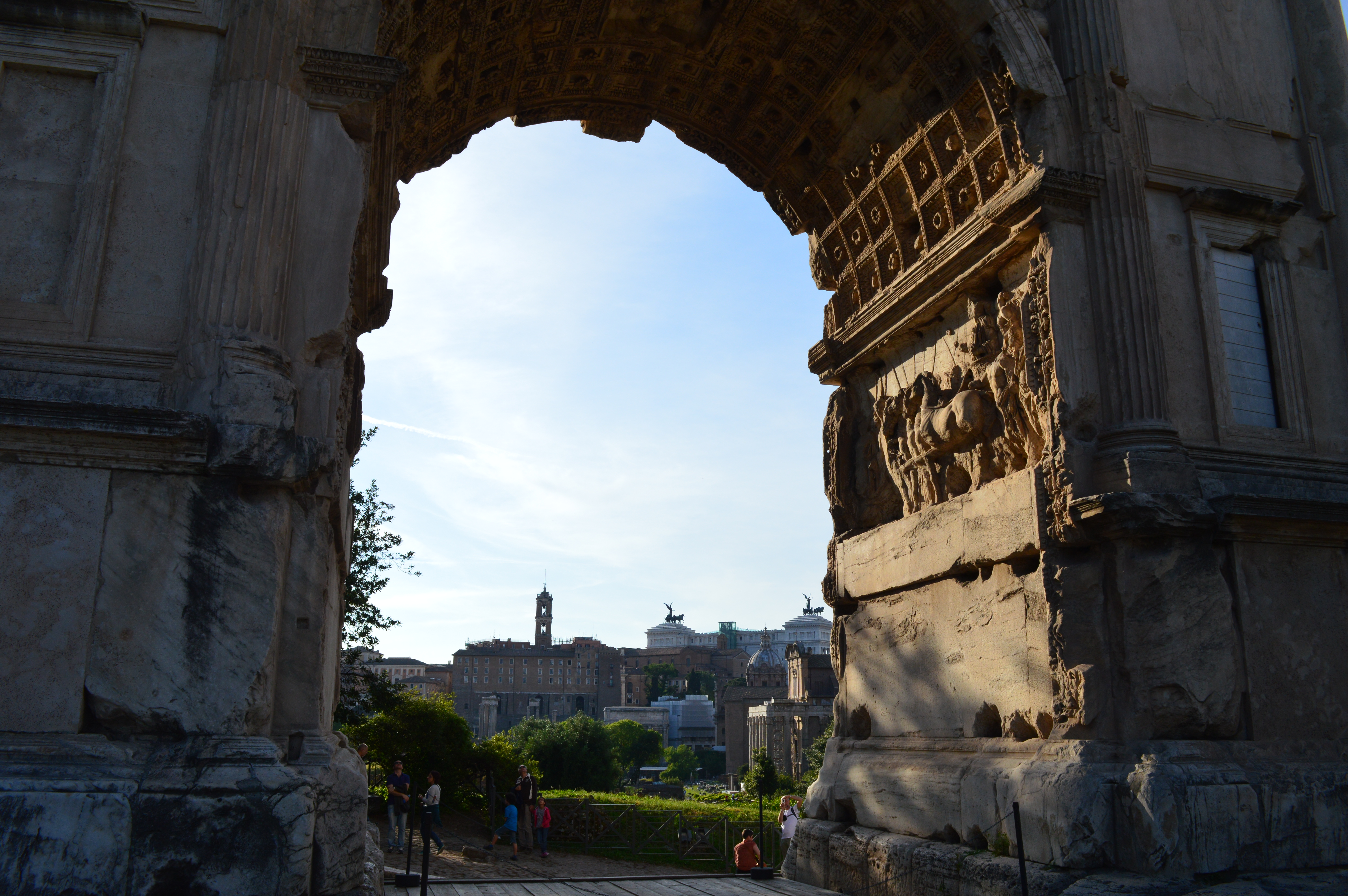 Rom - Ausblick auf den Kapitol.JPG