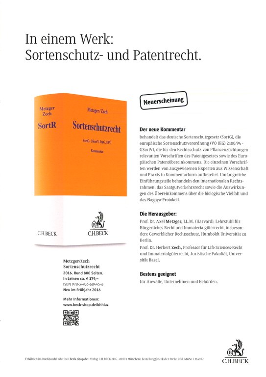 sortenschutz