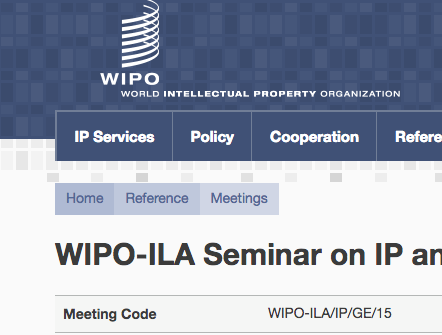 wipo seminar