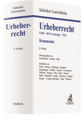 Schricker/Loewenheim Kommentar Schricker/Loewenheim Kommentar