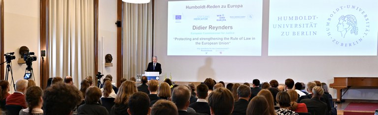 HRE - Didier Reynders, EU-Kommissar für Justiz und Rechtsstaatlichkeit