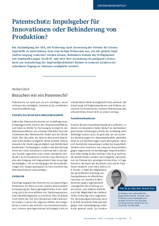 ifo Aufsatz Cover