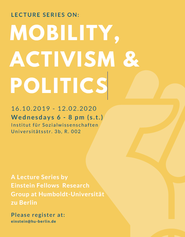 Einstein Flyer Mobility Activism Politics 1