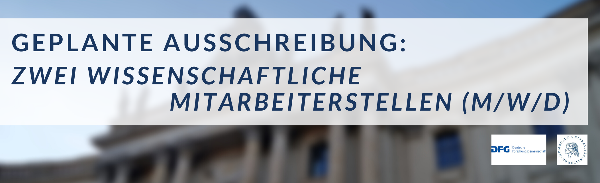 geplante Ausschreibung