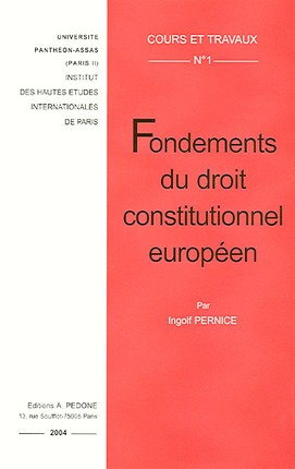 fondements du droit constitutionnel europeen 9782233004383