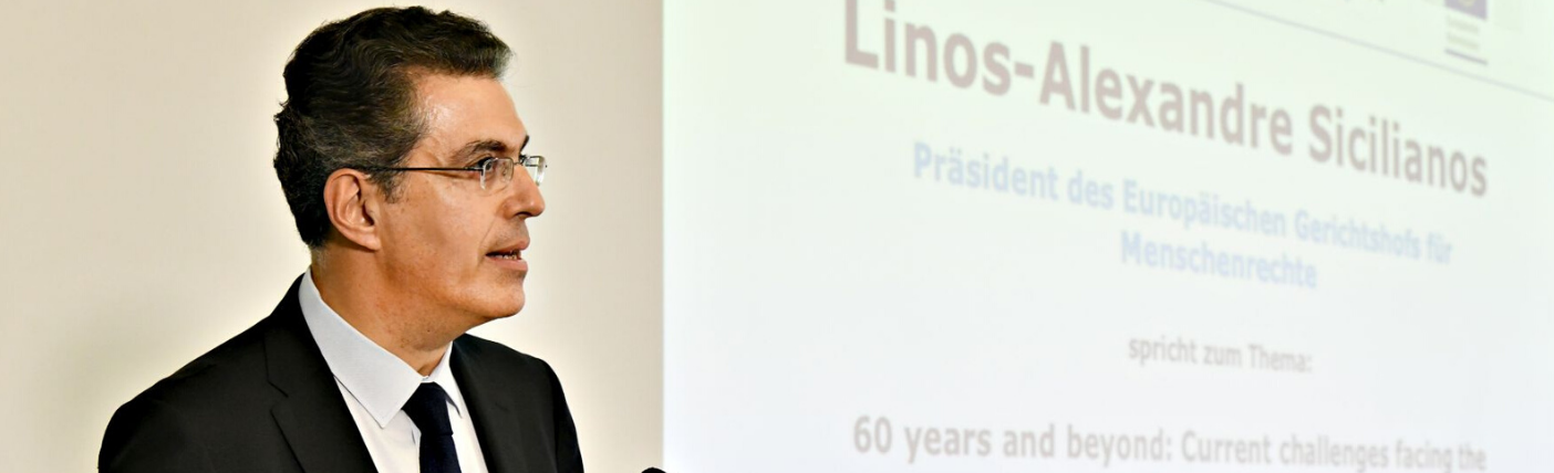 Humboldt-Rede zu Europa von Prof. Dr. Linos-Alexandre Sicilianos, Präsident des EGMR